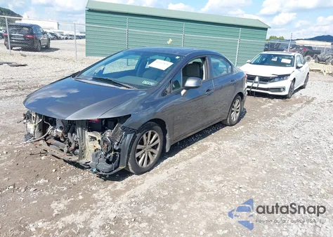 2012 Honda Civic Ex из США, поврежденный, VIN 2HGFB2F87CH303873